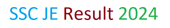 SSC JE Result 2024